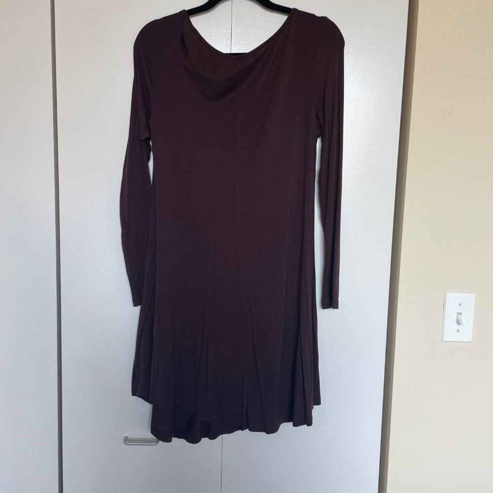 Brown Shirt Dress - Picture 4 of 4
